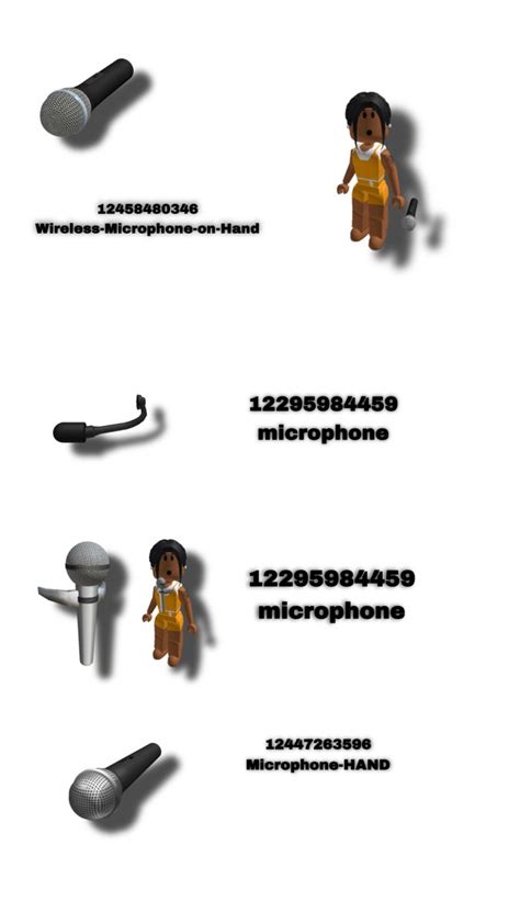 Microphone - Roblox ID