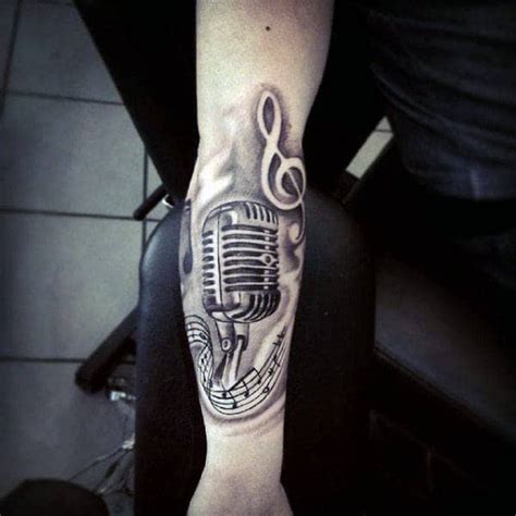 Microphone Tattoos Designs, Ideas and Meaning Tattoos