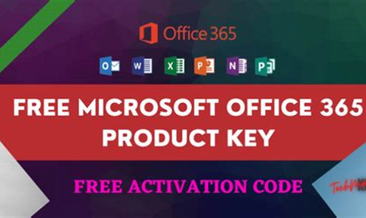 Microsoft 365 Free Product Key 2024