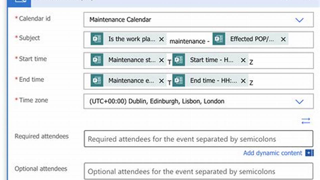 Microsoft Flow Create Calendar Event From Email