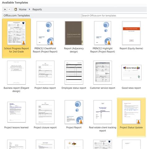 Microsoft Office Word Templates 2010