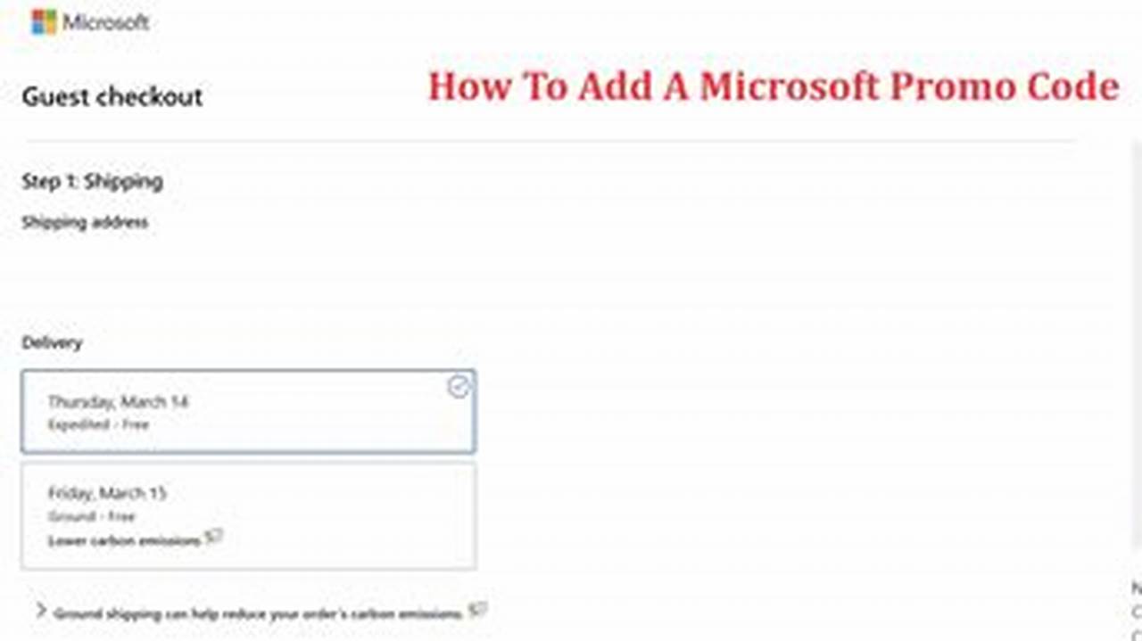 Microsoft Promo Code 2025