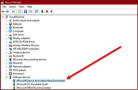 Microsoft Device Association Root Enumerator