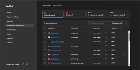 Microsoft Edge Wallet