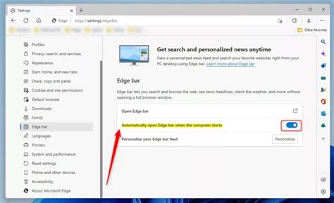 Microsoft Edge automatically running on startup