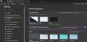 Microsoft Edge gets Windows 11 Visual effects in Dev Version