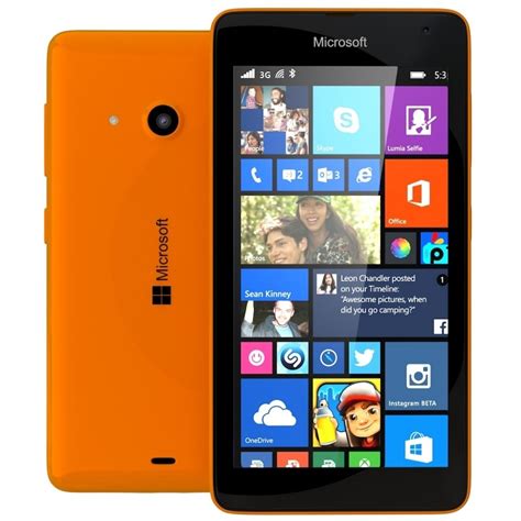 Microsoft Lumia 535 Spesifikasi