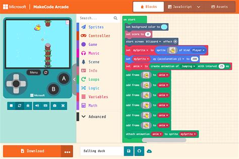 Microsoft MakeCode Arcade