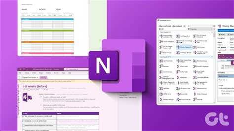 Microsoft One Note Templates