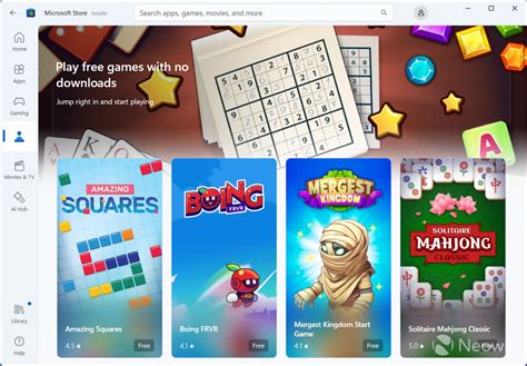 Microsoft Store update and Arcade