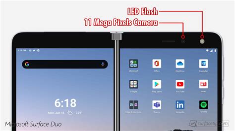 Microsoft Surface Duo camera