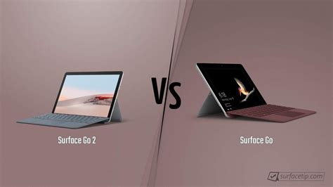 Microsoft Surface Go 2 vs. Surface Go tech specs