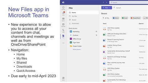 Microsoft Teams Files App