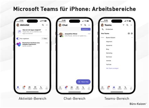 Microsoft Teams on iPhone