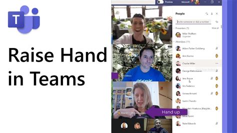 Microsoft Teams raise hands