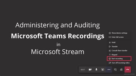 Microsoft Teams recordings