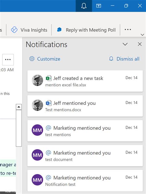 Microsoft Word @mentions