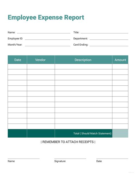 Free Annual Expense Report Template in Microsoft Word, Microsoft