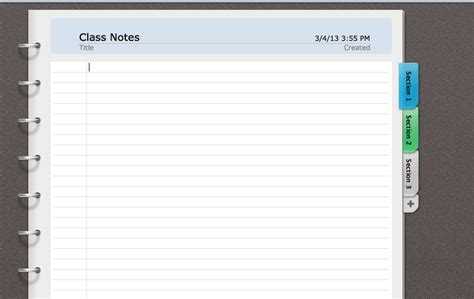 Microsoft Word Notebook Template