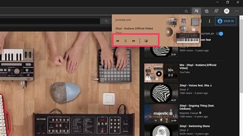 Microsoft adds a PiP button to Edge Media Controls