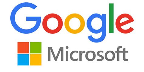 Microsoft, Google, and Facebook logo