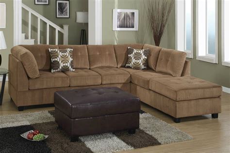 Microsuede Sectional Sofa