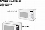 Microwave Oven User Manual