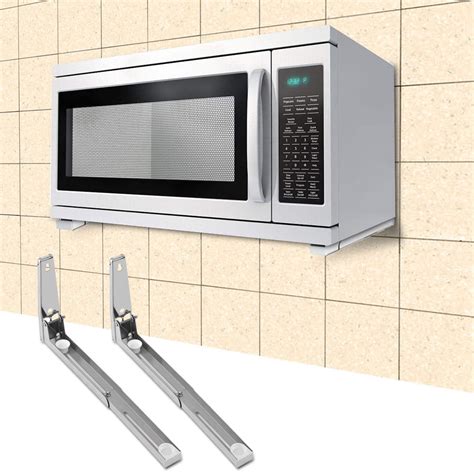 Other Computers & Networking (Color Black)Aluminum Microwave Oven Wall Mount Microwave Kitchen