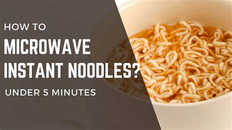 Microwave instant noodles