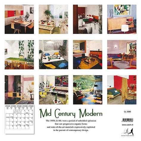 Mid Century Modern Calendar