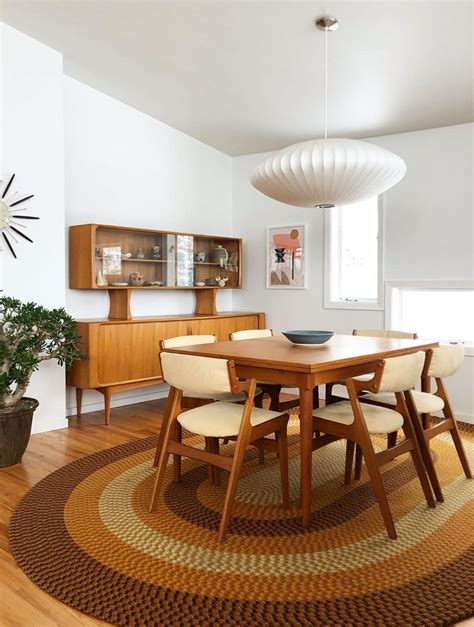 Mid Century Modern Dining Room Set Decor
