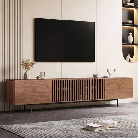 Mid Century Modern TV Console 80 Inch
