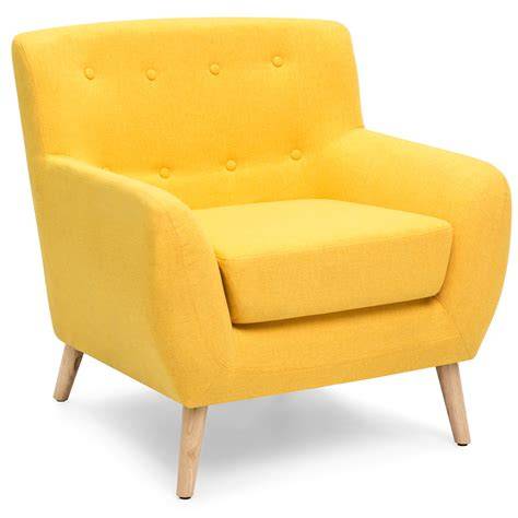Mid Century Modern Yellow Chair