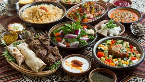 Middle Eastern lunch