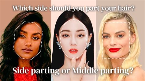 Does the Straight Middle Part Suit You? Face Shape Analysis