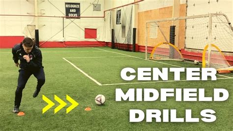 Center Midfield Drills Control The Midfield First Touch & Lateral