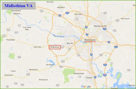 Midlothian Va Zip Code Map