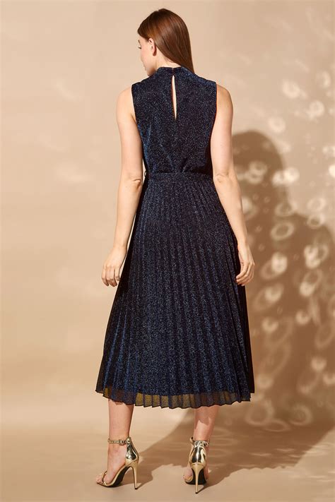 Midnight Shimmer Blue Dress