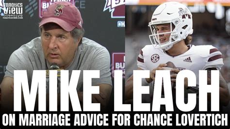 Discover Incredible Marriage Advice from Football Coach Mike Leach