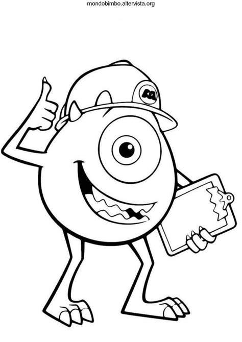 Mike Monsters Inc Coloring Pages