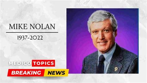 Mike Nolan Death Reason