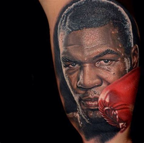 The famous face tattoo, Mike Tyson. The older guys always