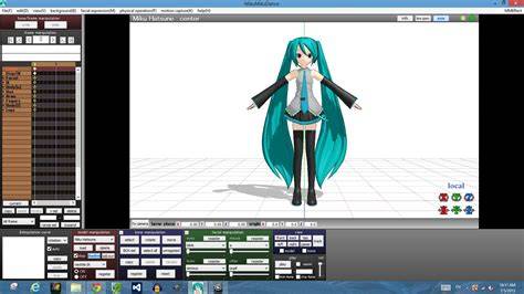 MikuMikuDanceの3Dアニメーション制作画面のイメージ