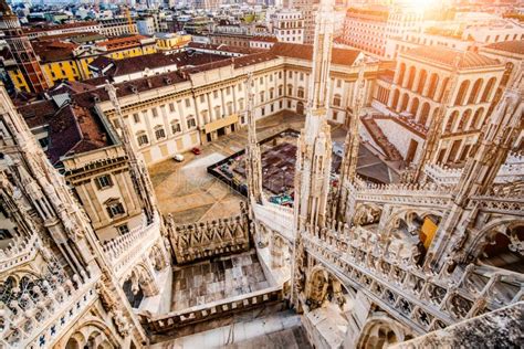 Milan Duomo Terraces View
