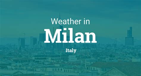 Milan weather