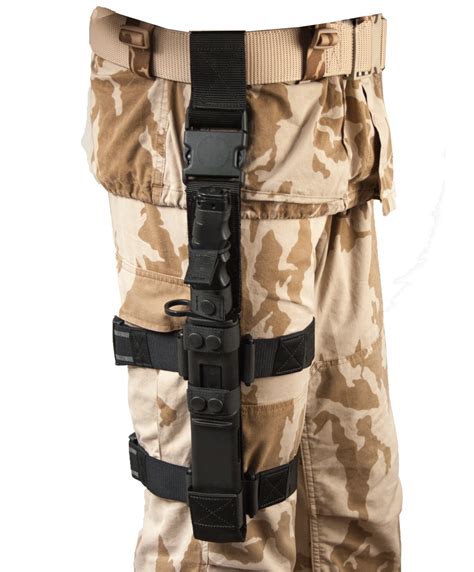 Military Knife With Leg Sheath