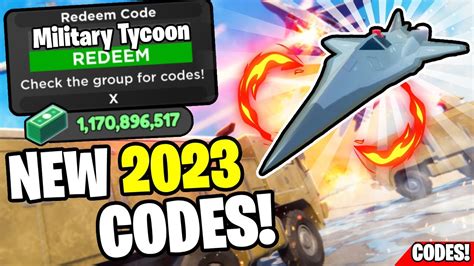 Military Tycoon Codes For May 2023 - Roblox