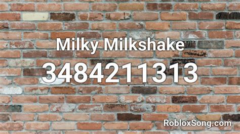 Milky Milkshake - Roblox ID