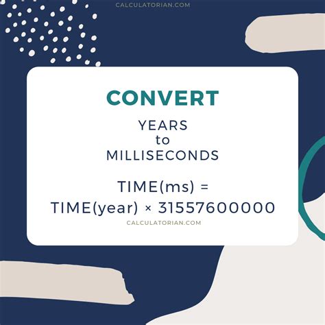 Milliseconds in a year