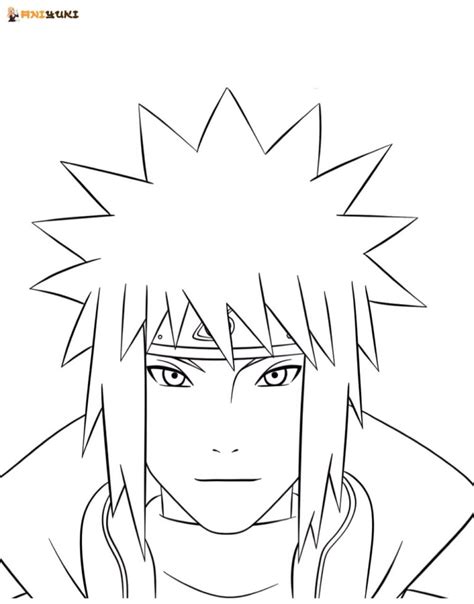 Minato Namikaze Coloring Pages